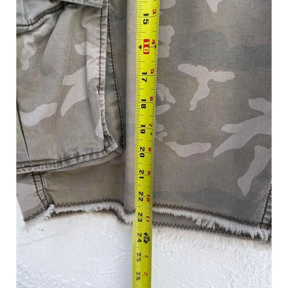 Gap Mens Drawstring Loose Fit Outdoor Cargo Shorts Khakis Brown Camo Sz L - Picture 8 of 16